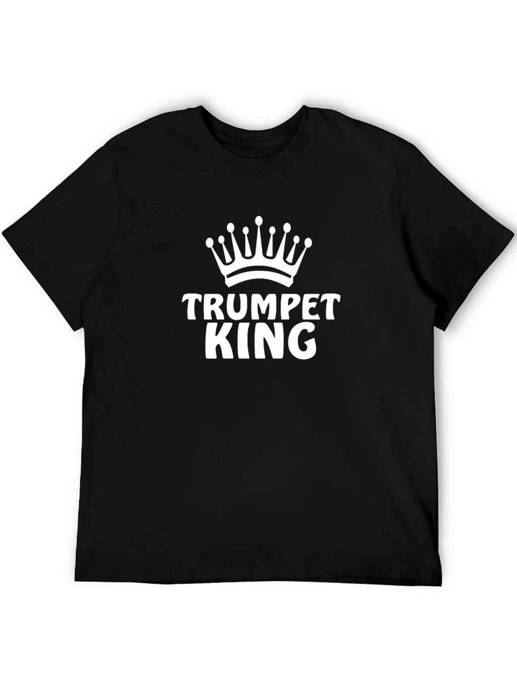 Trumpet King Graphic T-Shirt - Musical Instrument Tee