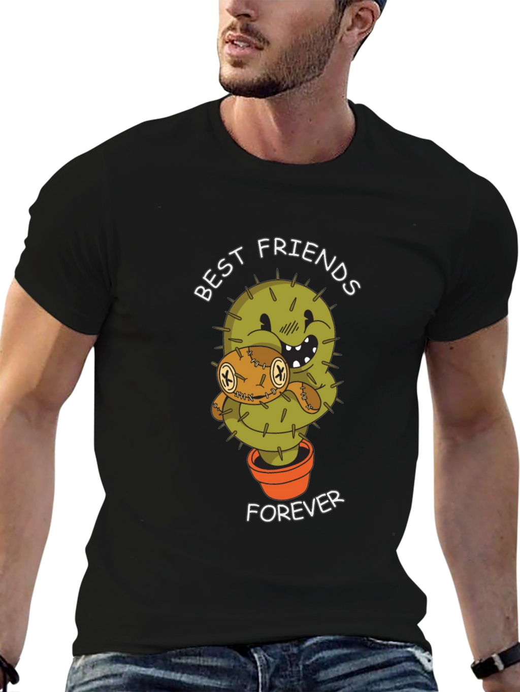 Best Friends Forever Cactus Graphic Tee