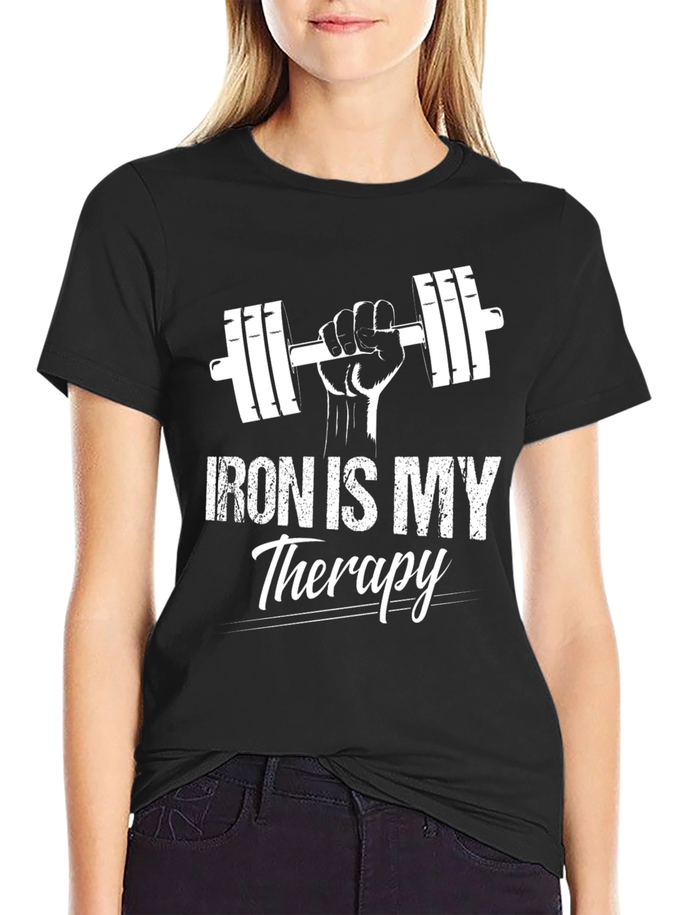 Iron is My Therapy Gym T-Shirt