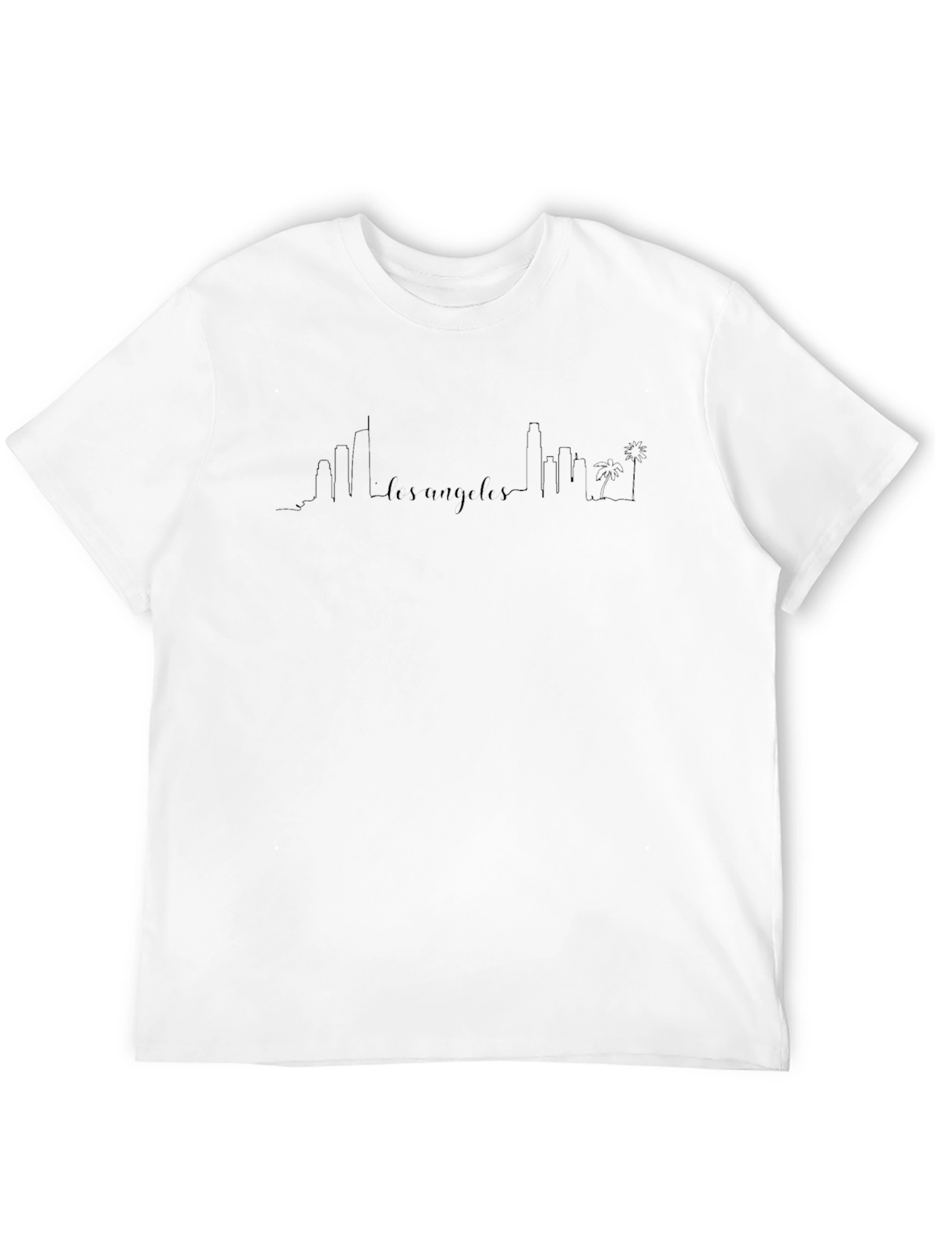 Los Angeles Skyline Graphic Tee - Soft Cotton Blend
