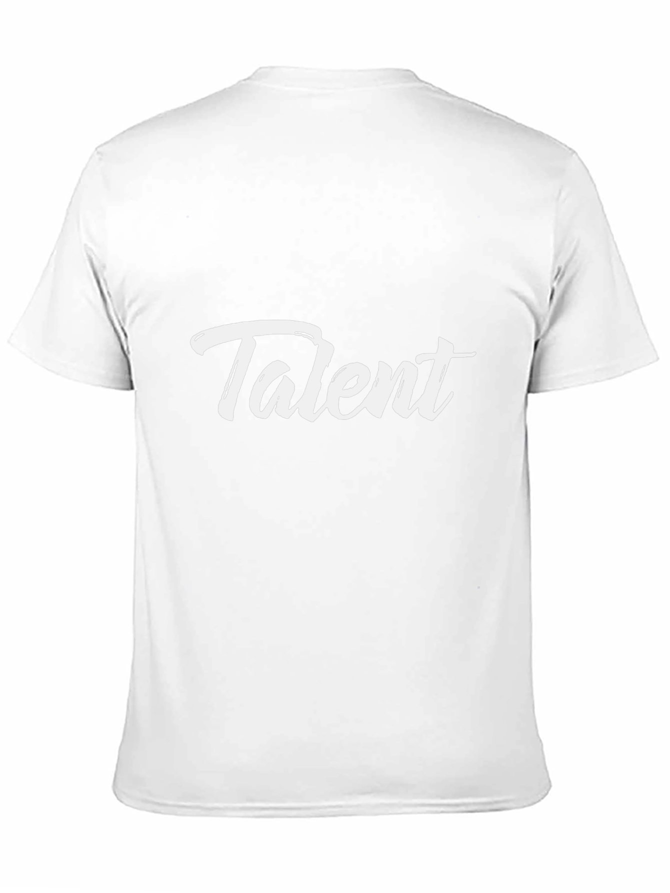 Talent Graphic Tee - Modern Black Cotton T-Shirt