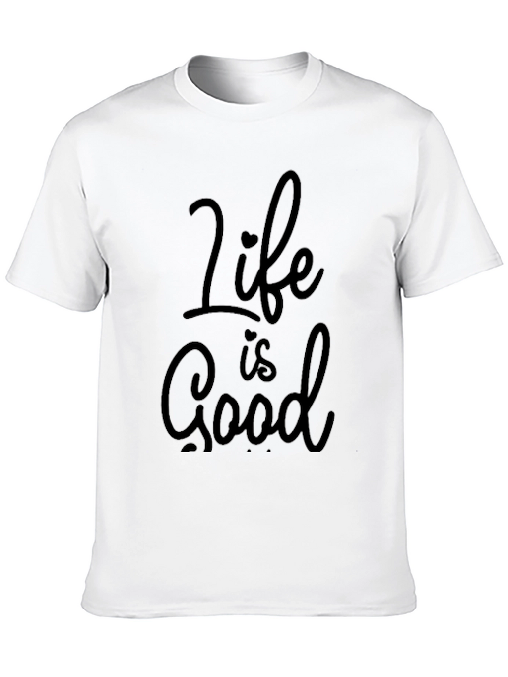 Life is Good Black T-Shirt