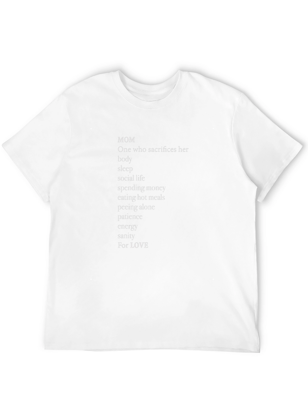 Mom Sacrifice Graphic T-Shirt - Black