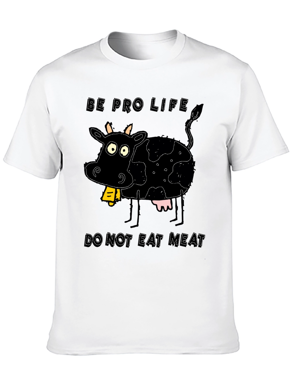 Pro-Life Cow Graphic Tee - Vegetarian Advocate