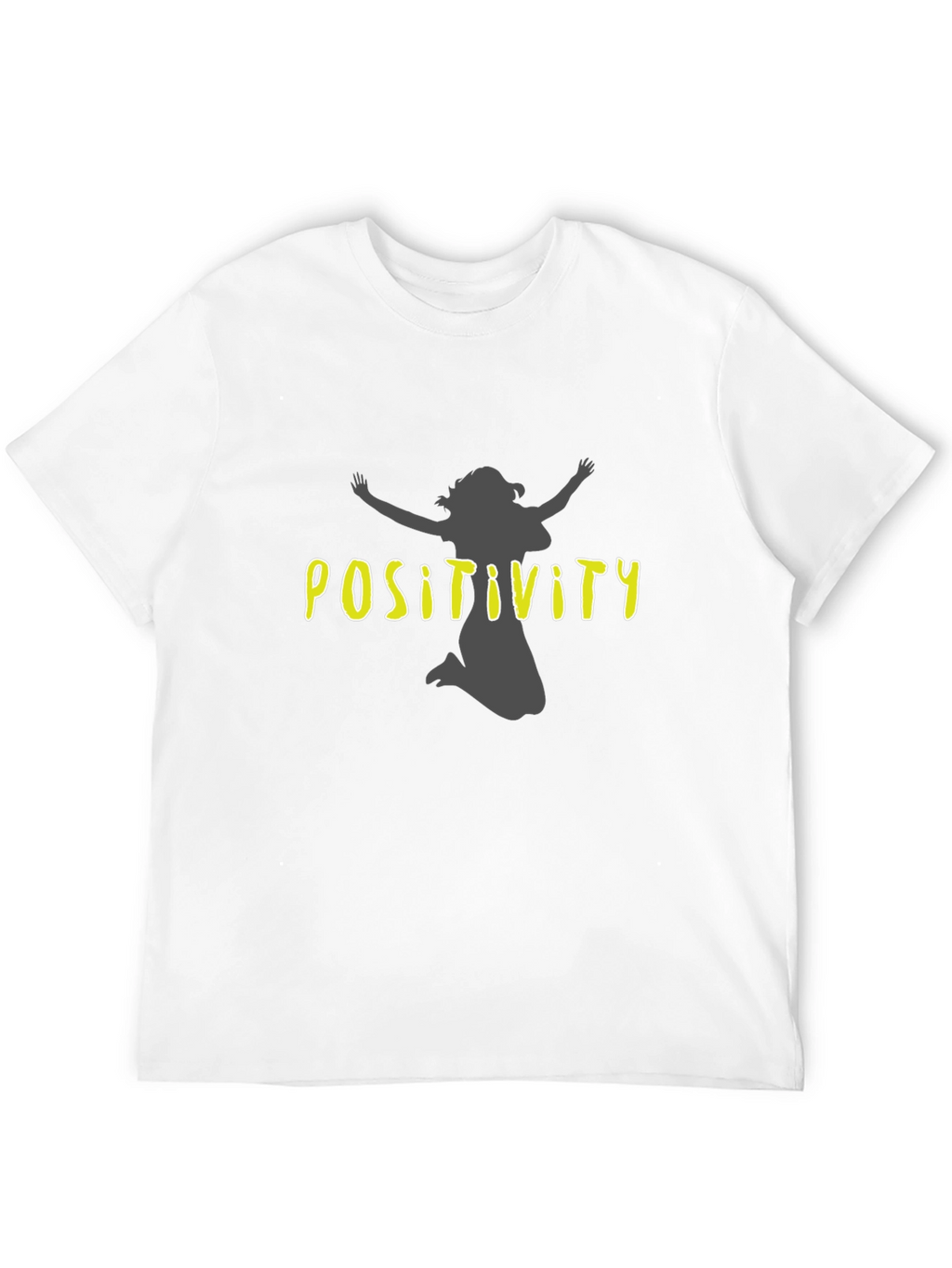Positivity Graphic Tee - Unisex Black T-Shirt