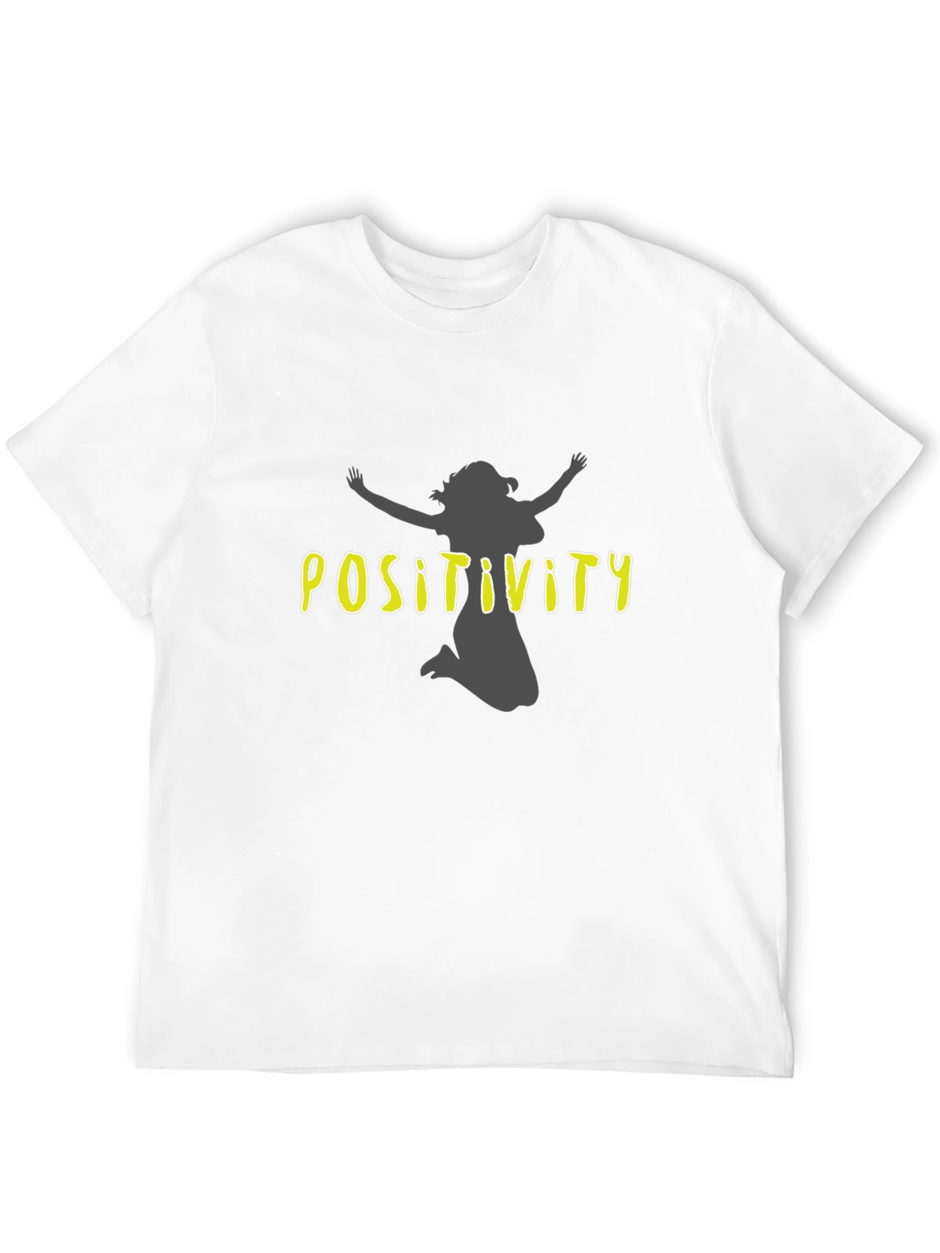 Positivity Graphic Tee - Unisex Black T-Shirt