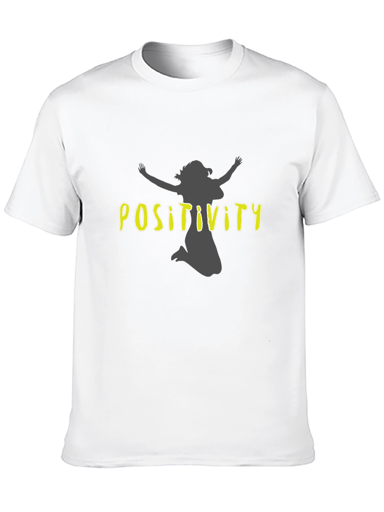 Positivity Graphic Tee - Unisex Black T-Shirt