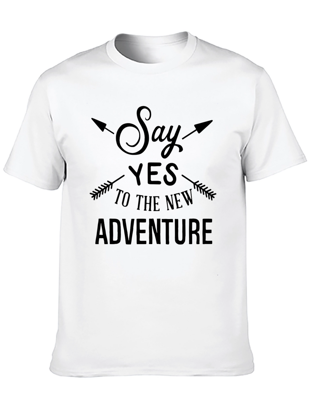 Adventure Awaits Graphic Tee - Black