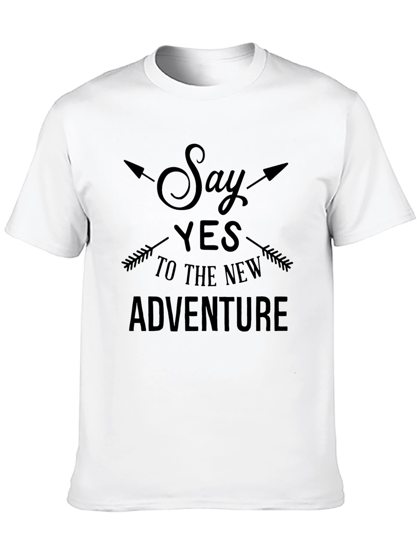 Adventure Awaits Graphic Tee - Black