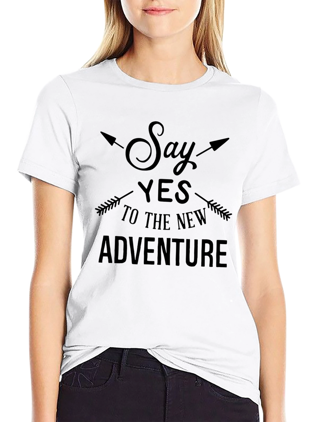 Adventure Awaits Graphic Tee - Black