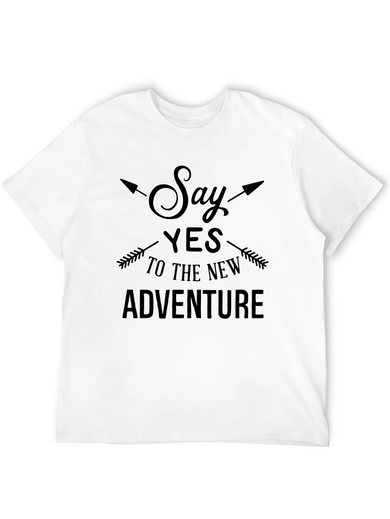 Adventure Awaits Graphic Tee - Black