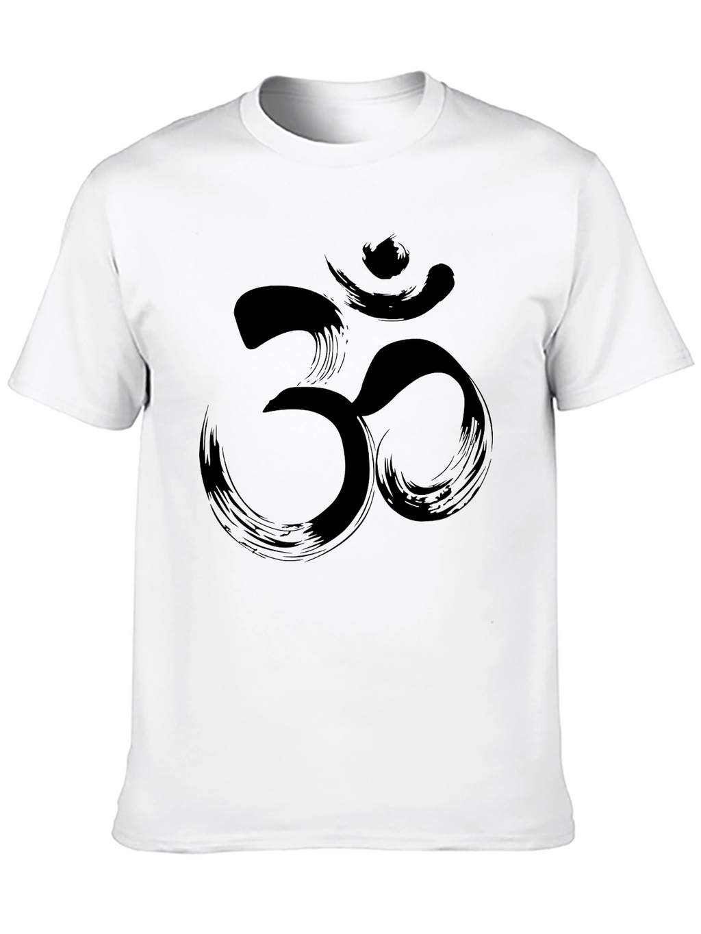 Om Symbol T-Shirt - Brushstroke Design