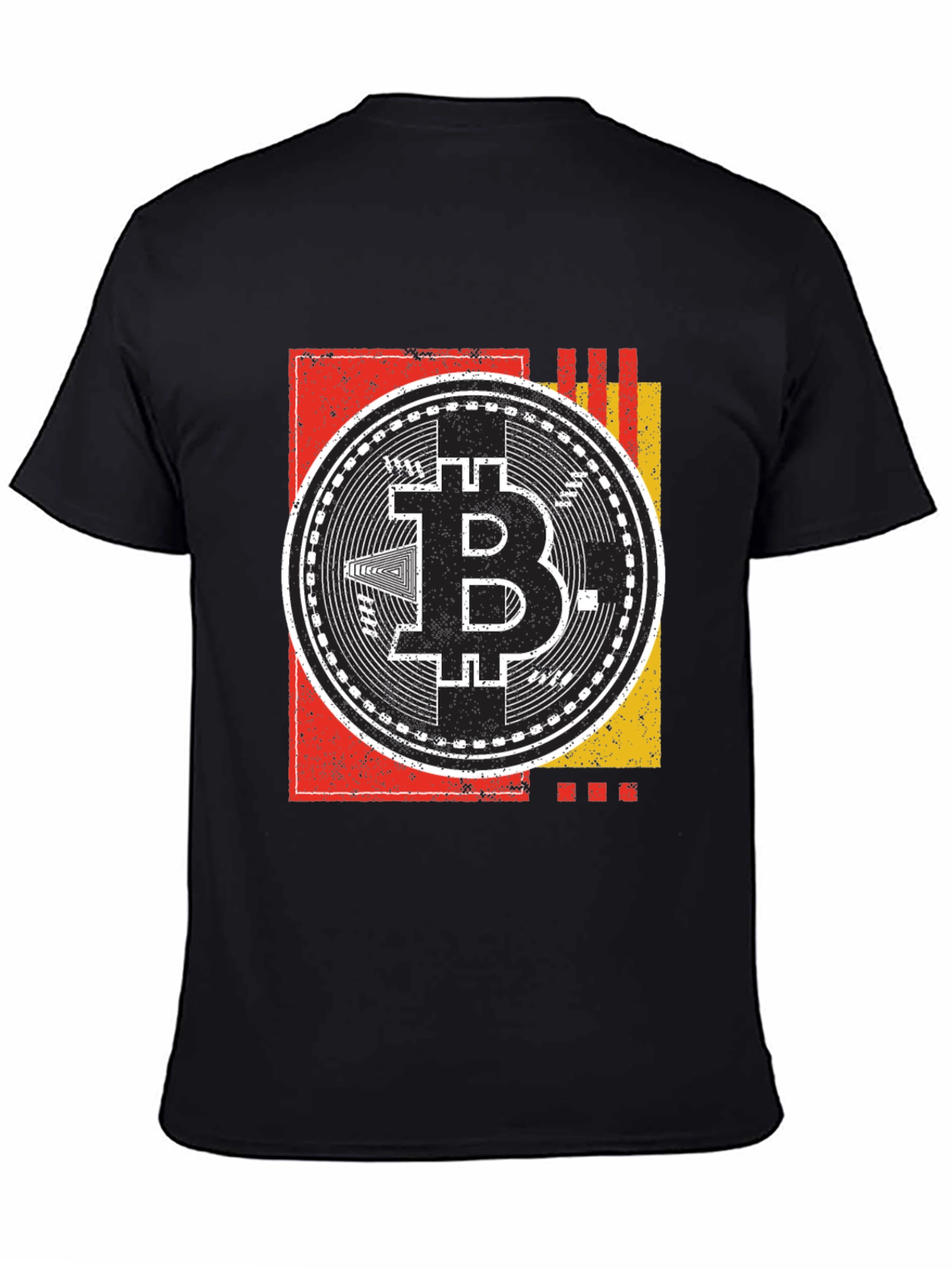 Bitcoin Crypto Currency Graphic Tee - Black