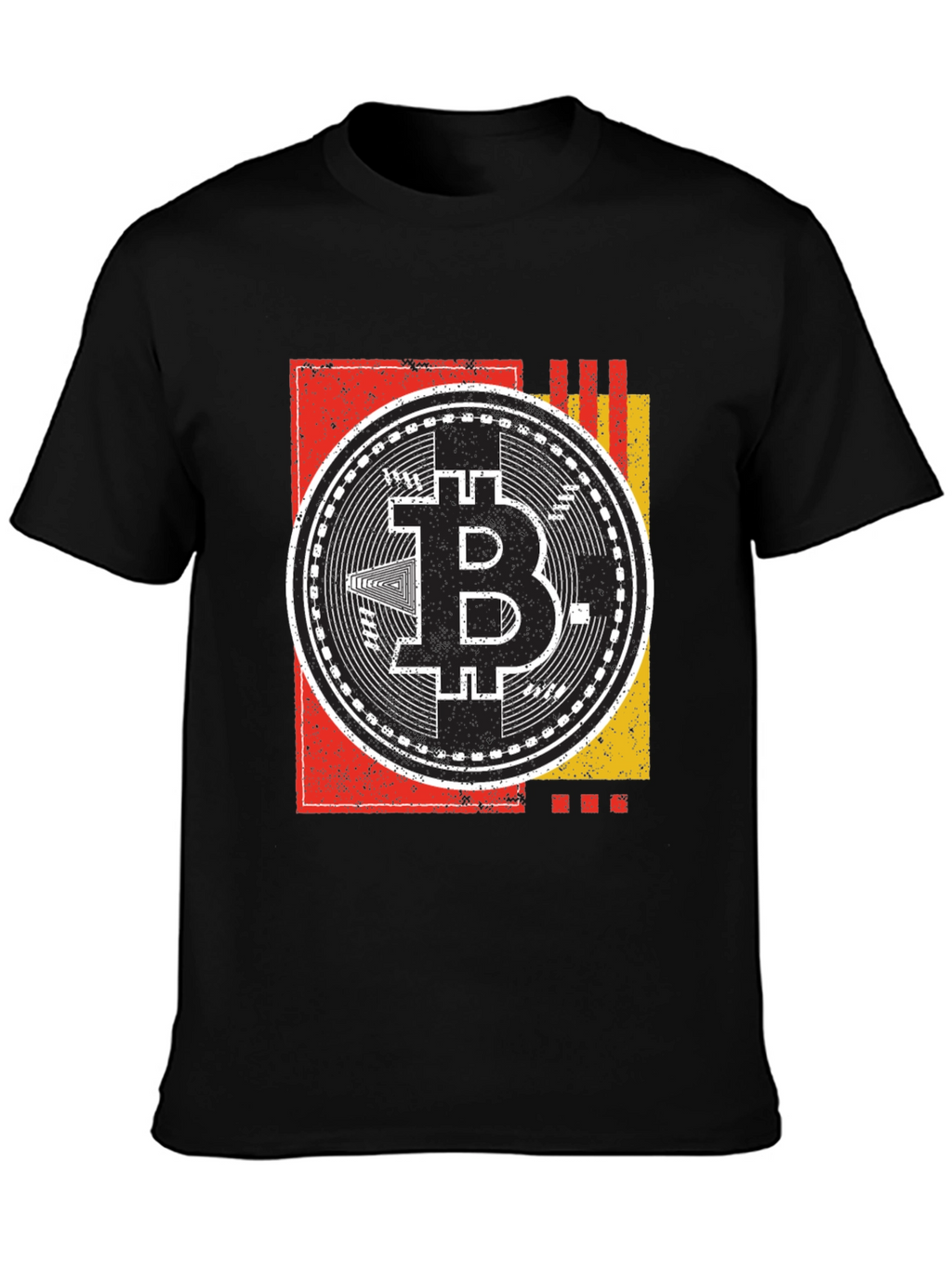 Bitcoin Crypto Currency Graphic Tee - Black