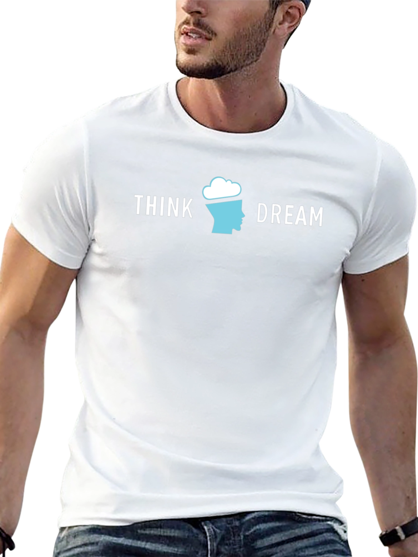 Think Dream Graphic T-Shirt - Creative Mindset Tee
