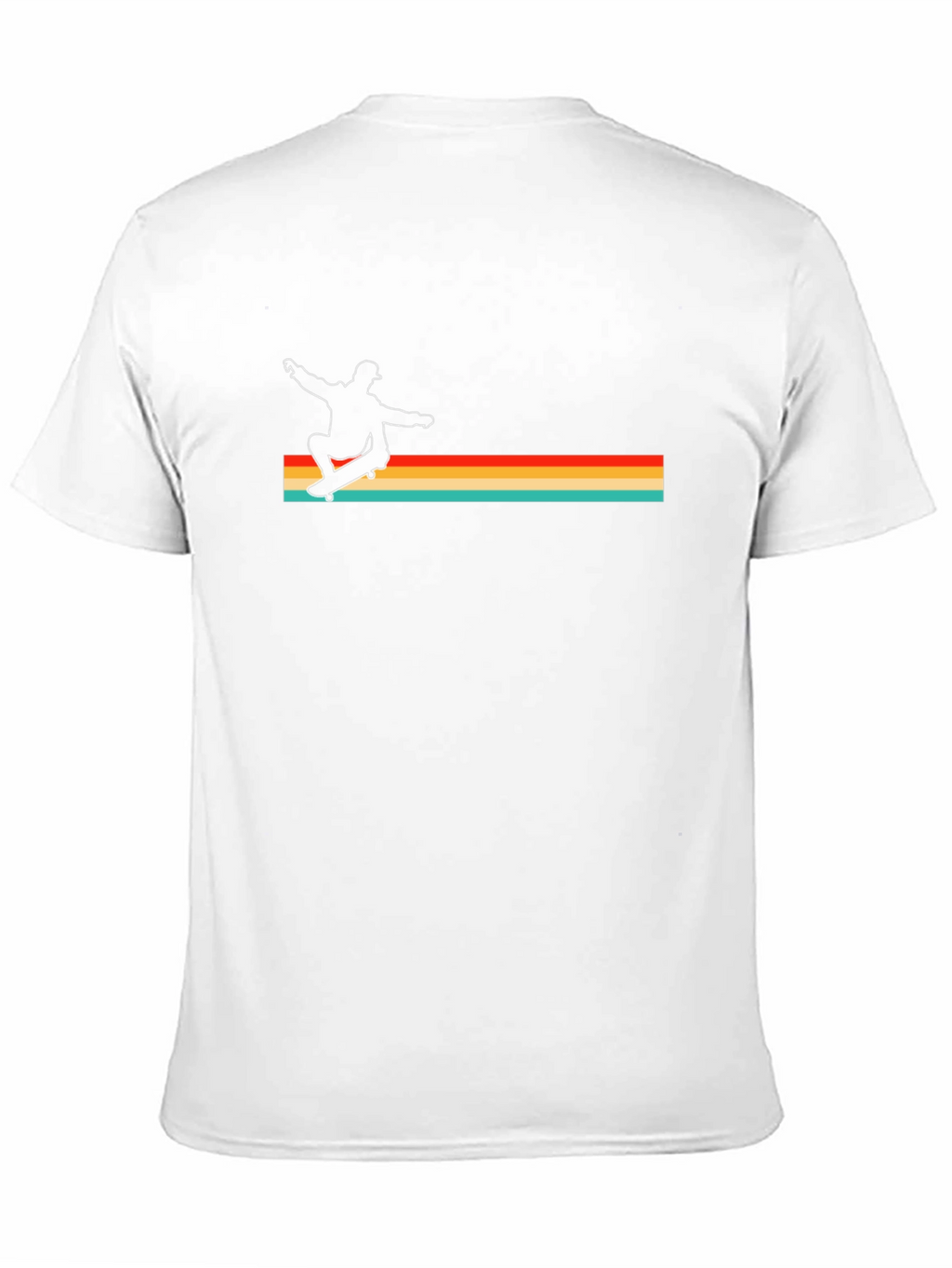 Retro Skateboarder Graphic Tee - Cool Style