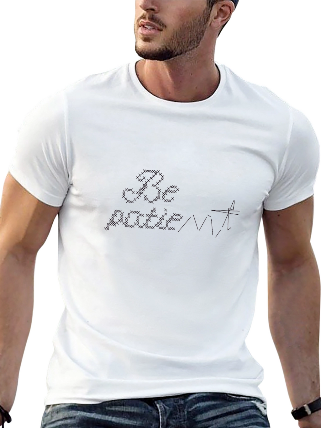 Mens Be Patient Black T-Shirt