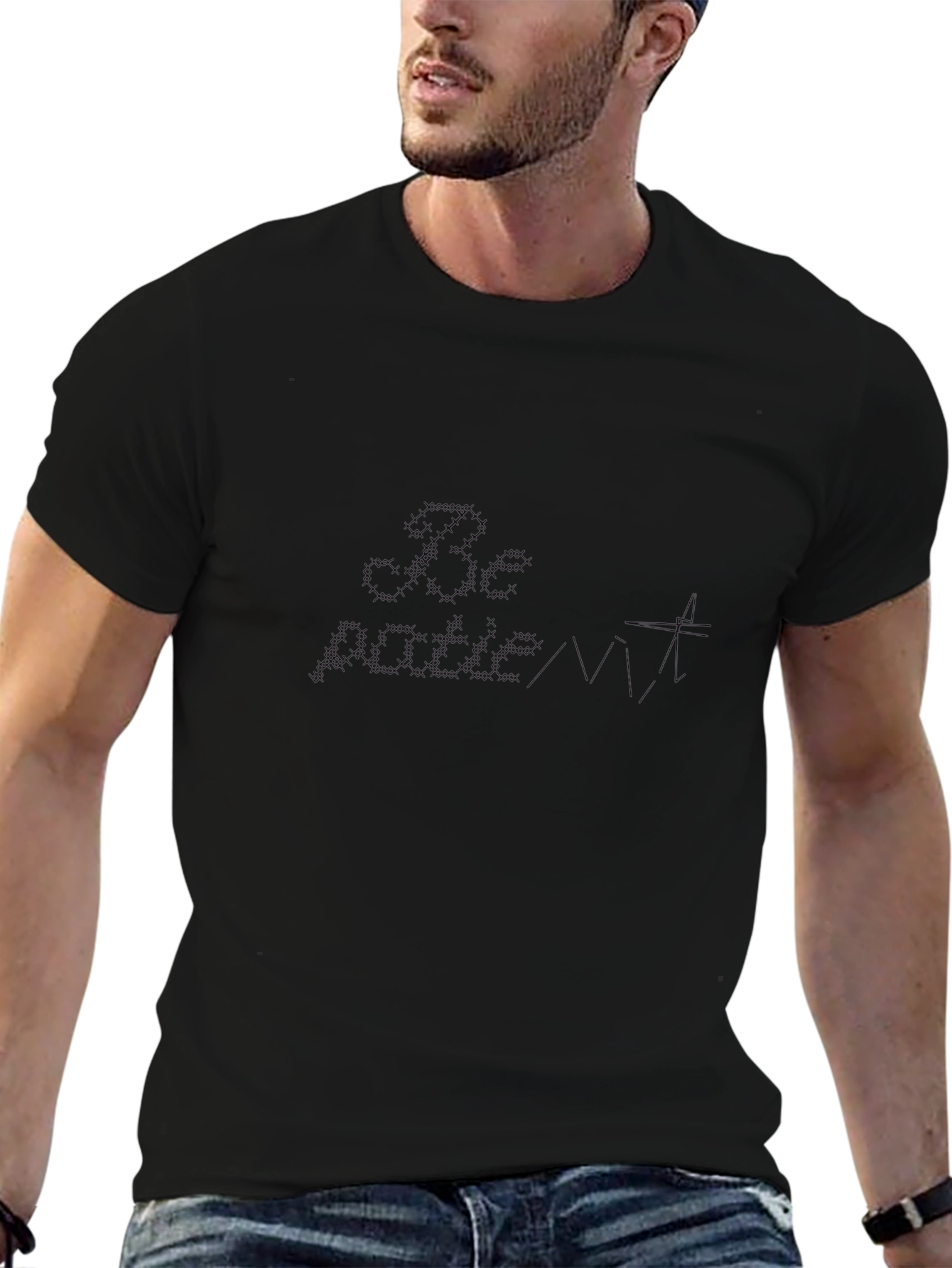 Mens Be Patient Black T-Shirt