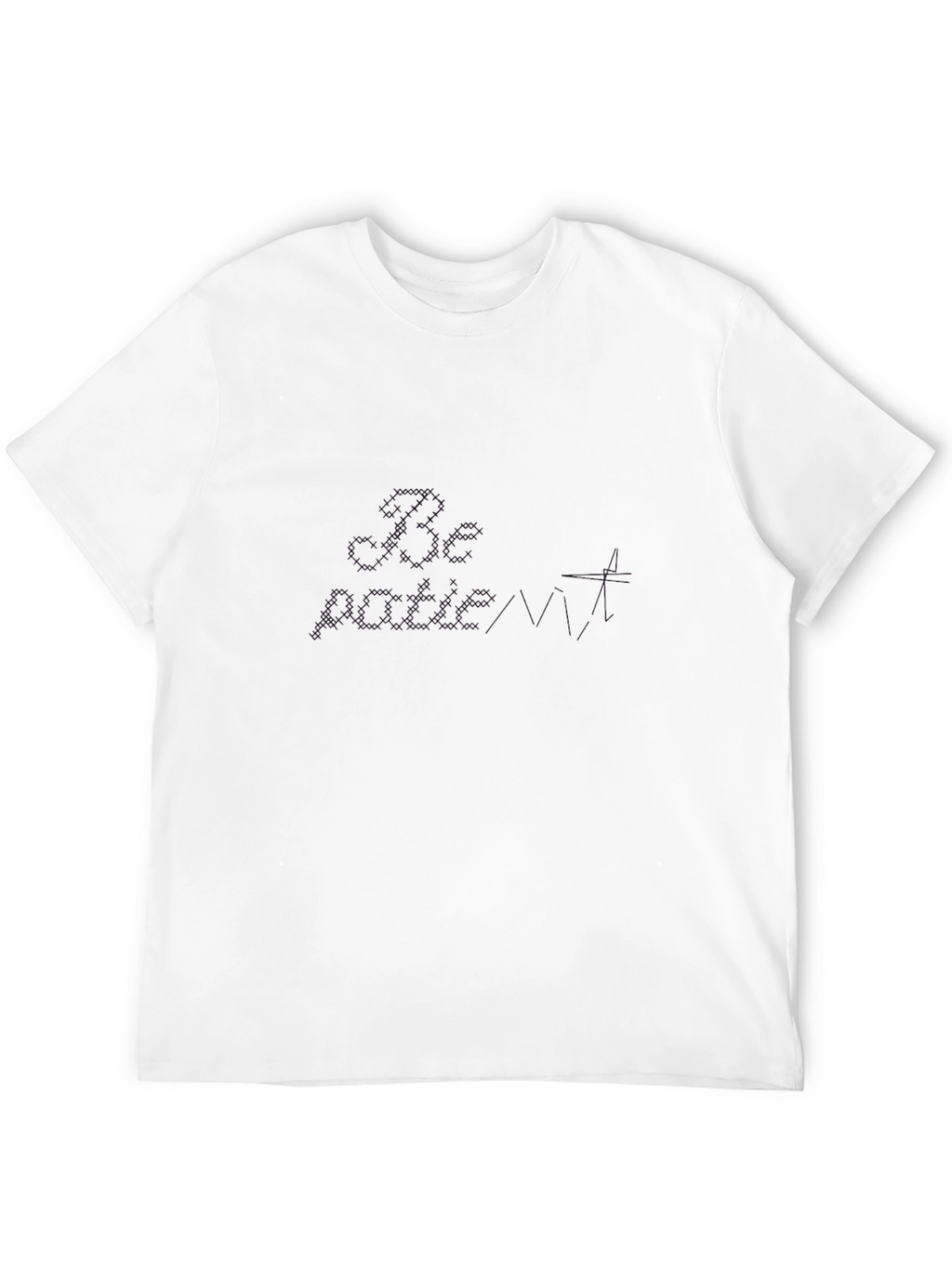 Mens Be Patient Black T-Shirt