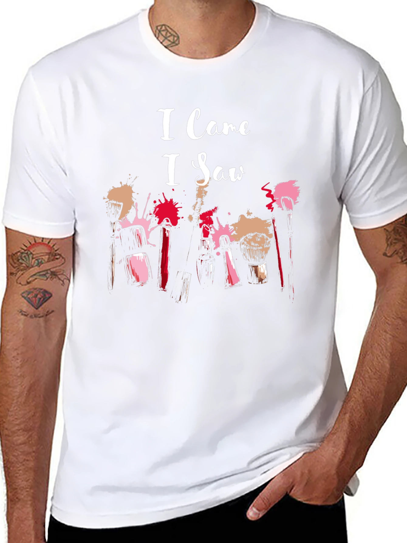 I Came I Saw Makeup T-Shirt