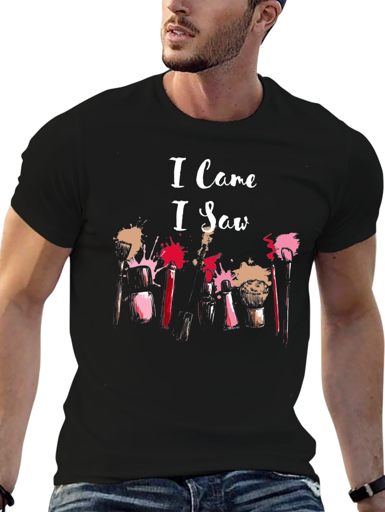 I Came I Saw Makeup T-Shirt