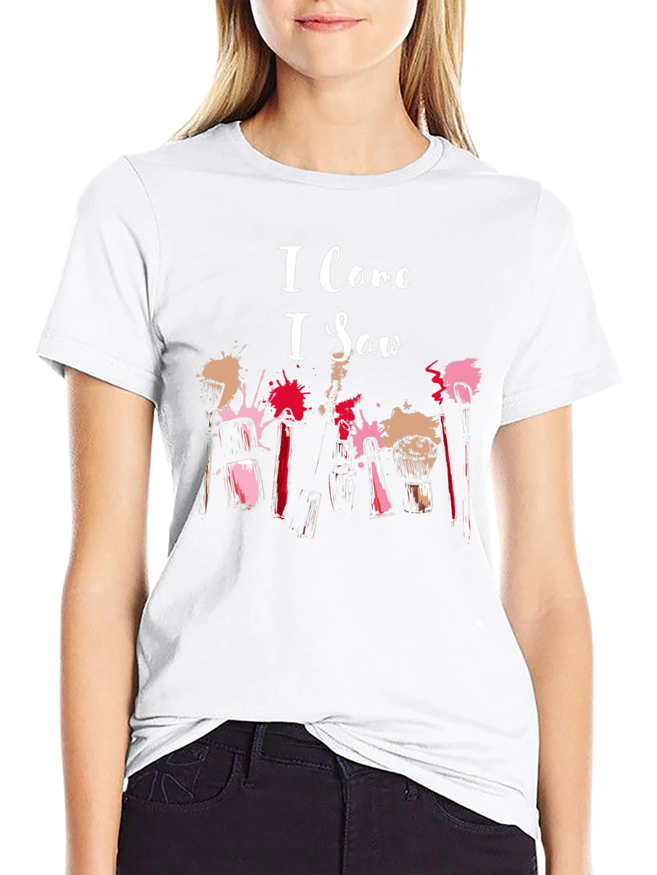 I Came I Saw Makeup T-Shirt