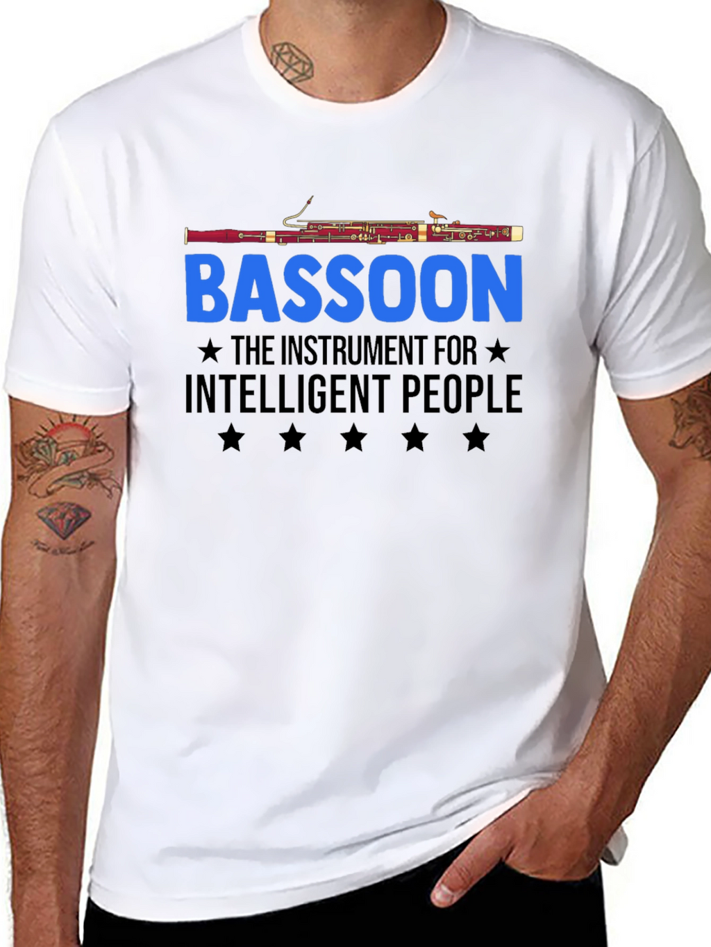 Bassoon Instrument Intelligent People T-Shirt