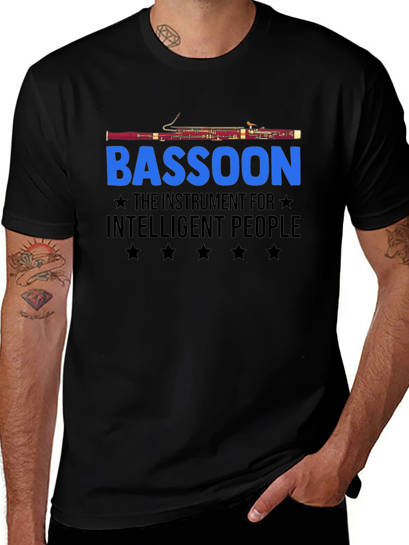 Bassoon Instrument Intelligent People T-Shirt