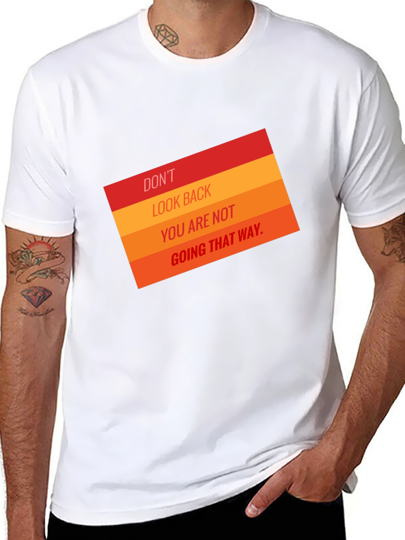 Motivational T-Shirt: Dont Look Back