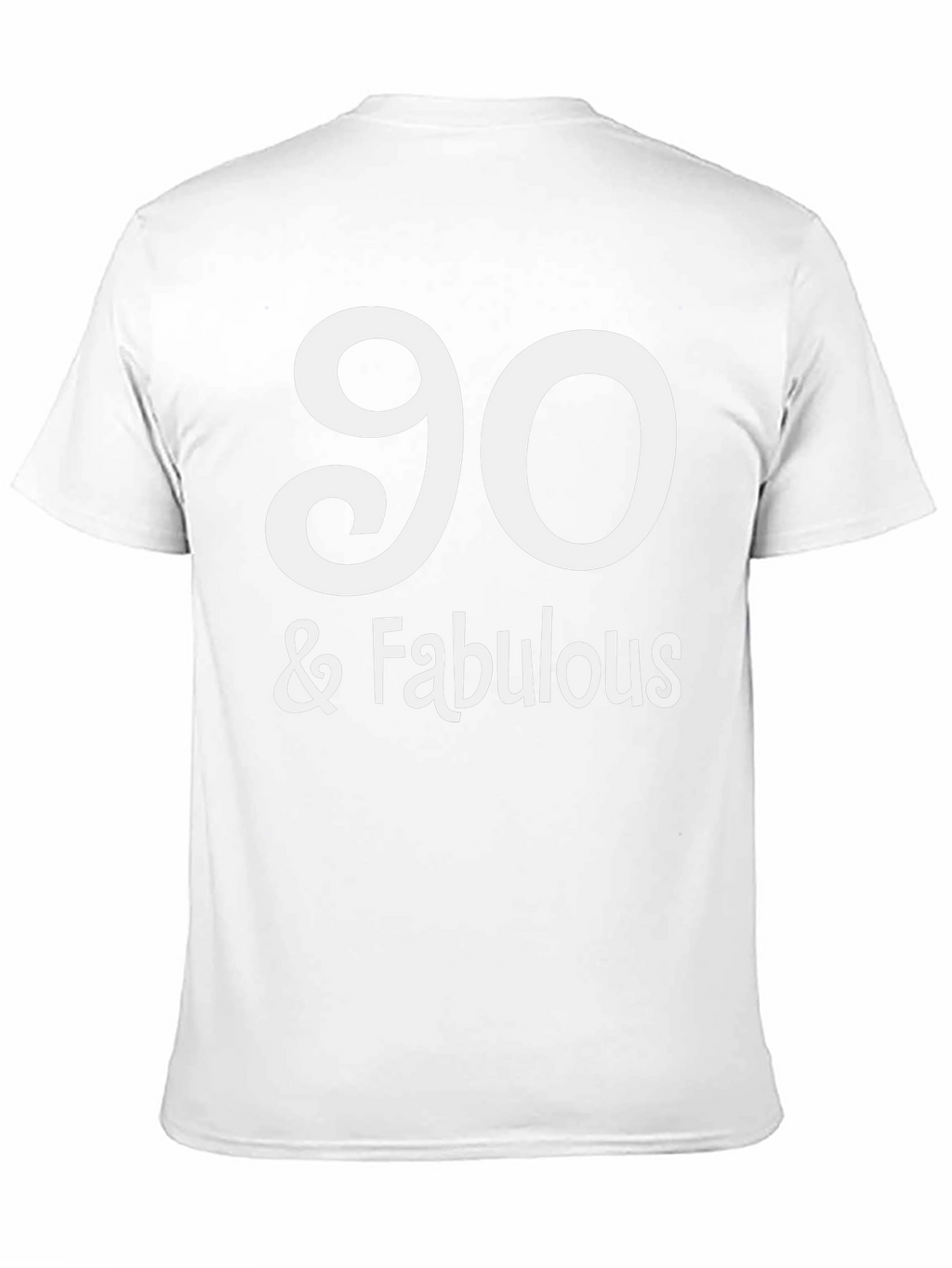 90 & Fabulous Black T-Shirt