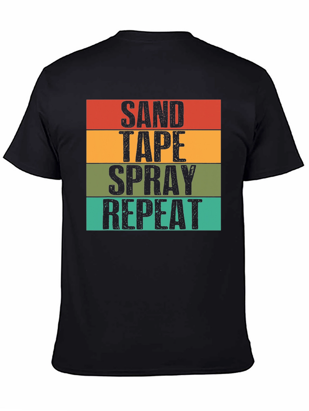 Sand Tape Spray Repeat Graphic Tee
