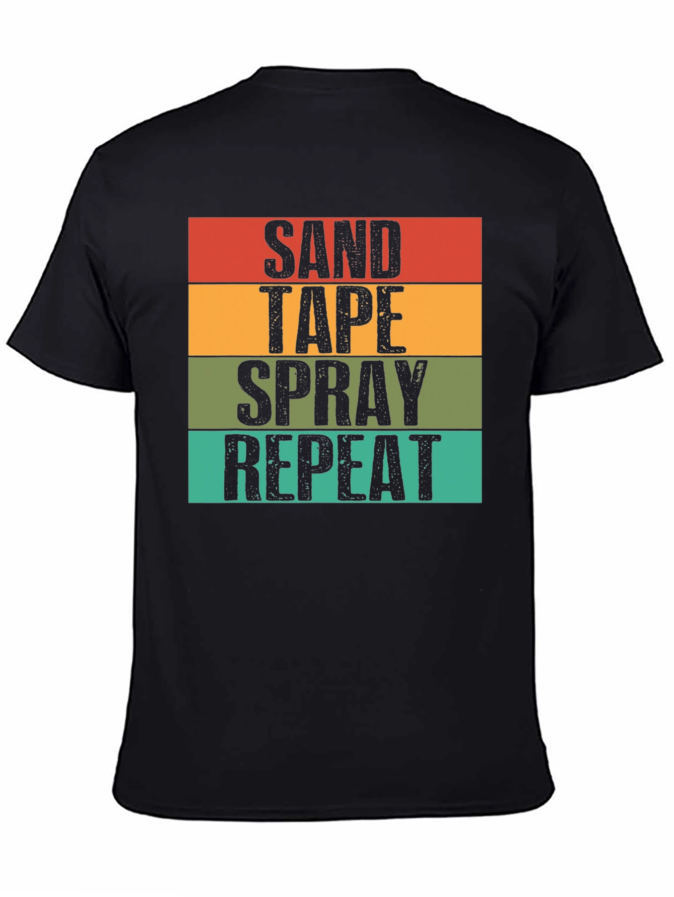 Sand Tape Spray Repeat Graphic Tee