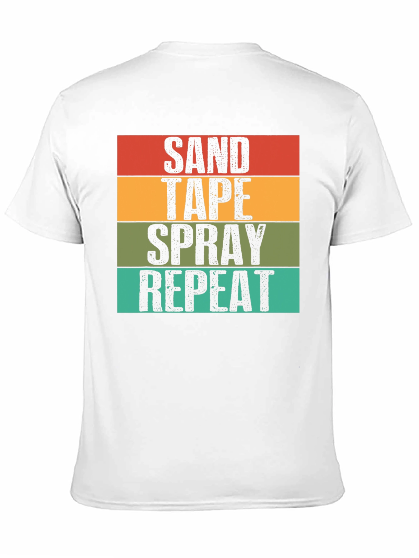 Sand Tape Spray Repeat Graphic Tee