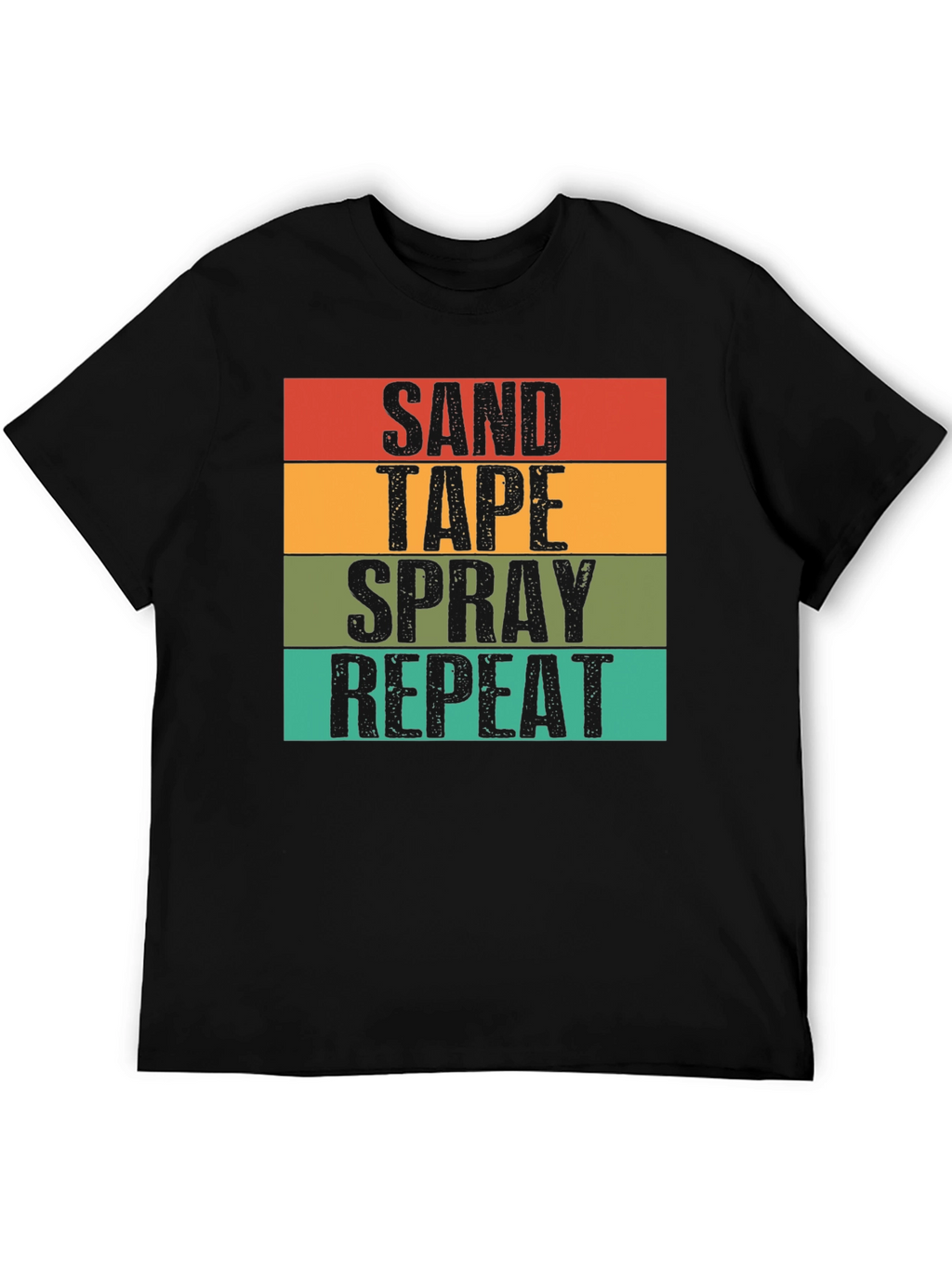 Sand Tape Spray Repeat Graphic Tee