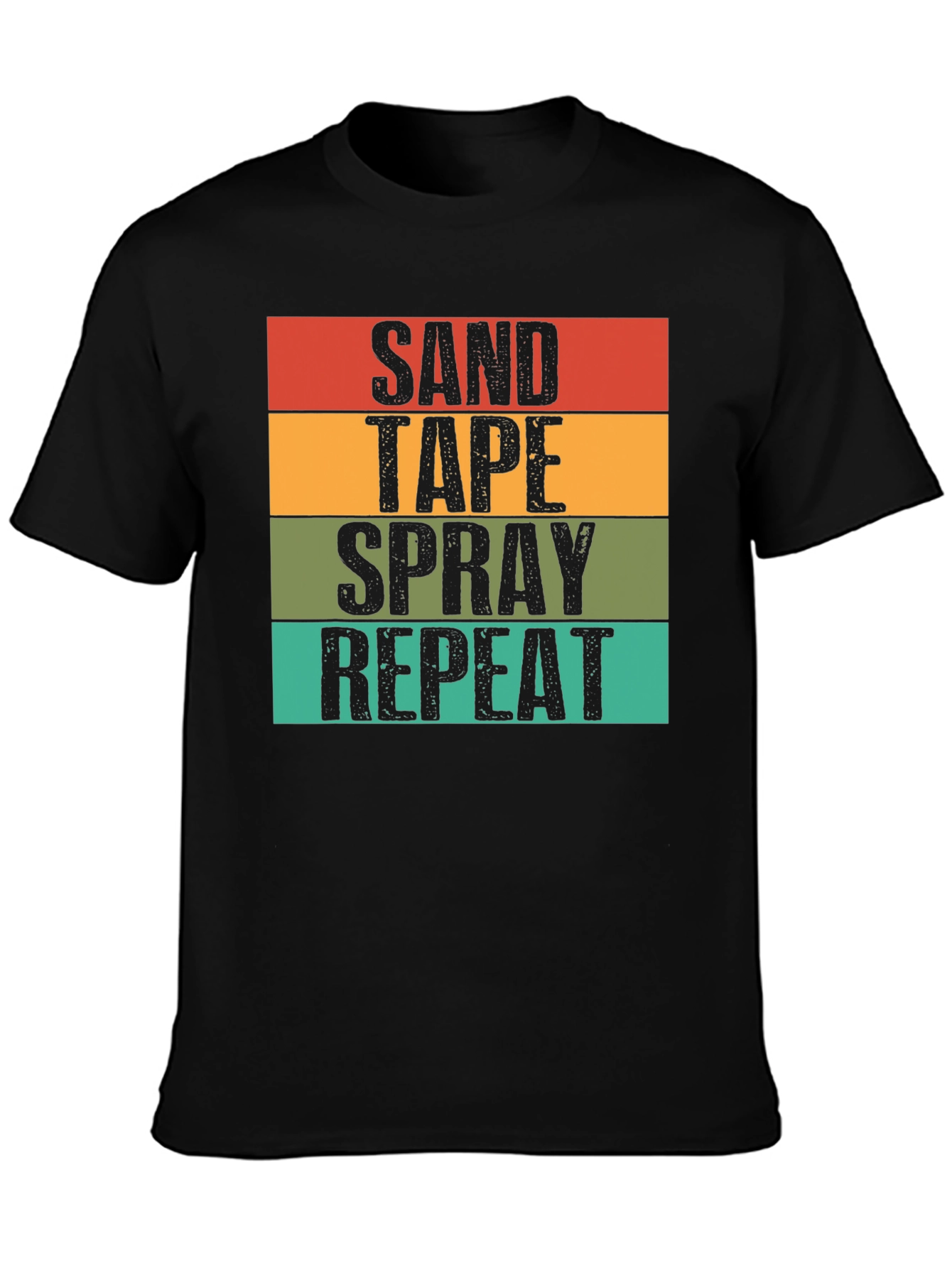 Sand Tape Spray Repeat Graphic Tee