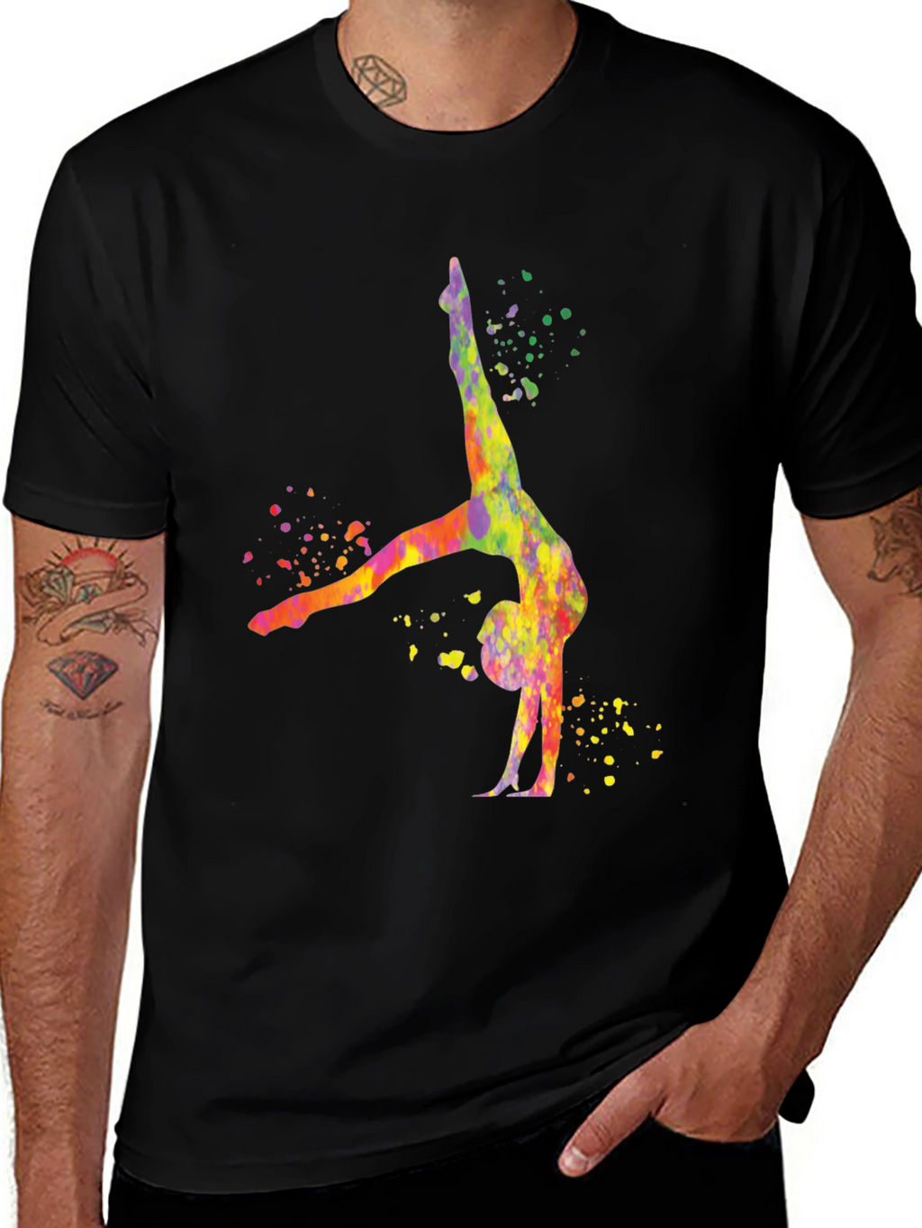 Gymnast Watercolor T-Shirt