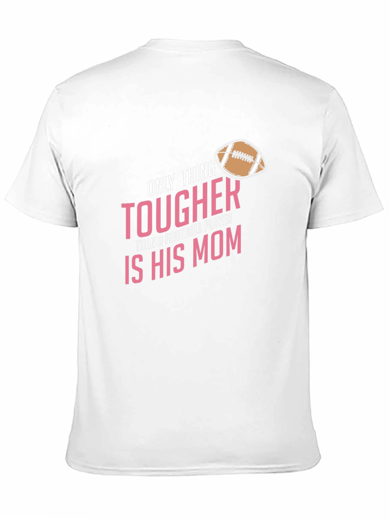 Tougher Football Mom Black T-Shirt