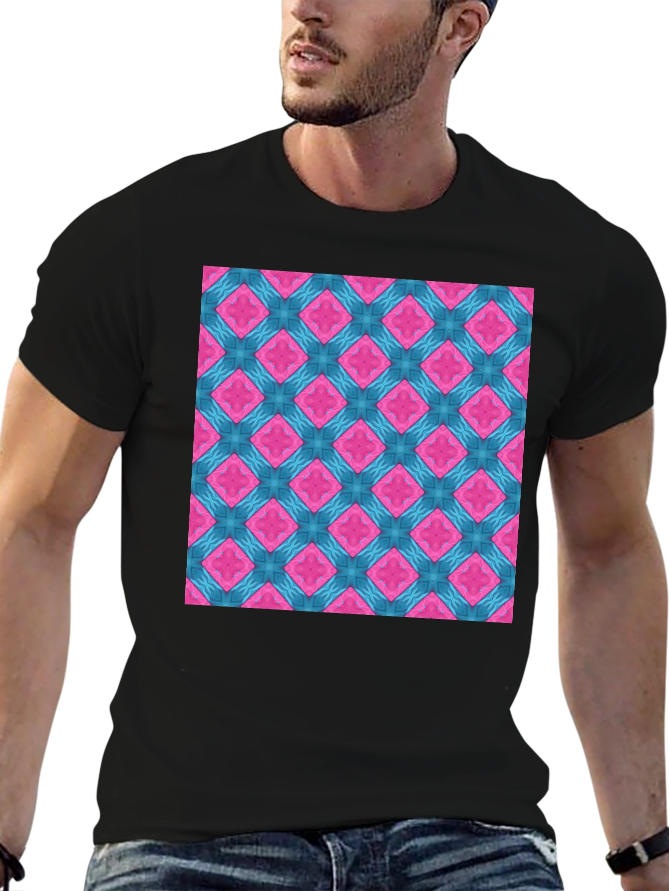 Modern Geometric Pattern T-Shirt