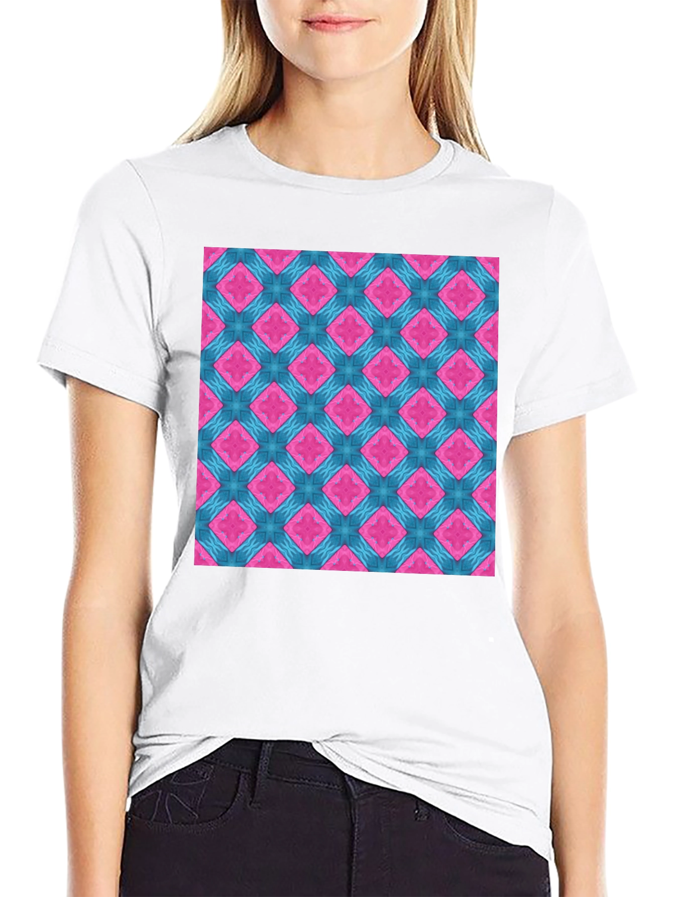 Modern Geometric Pattern T-Shirt
