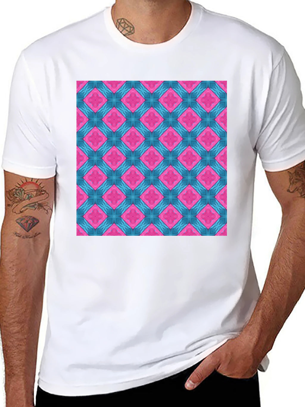 Modern Geometric Pattern T-Shirt