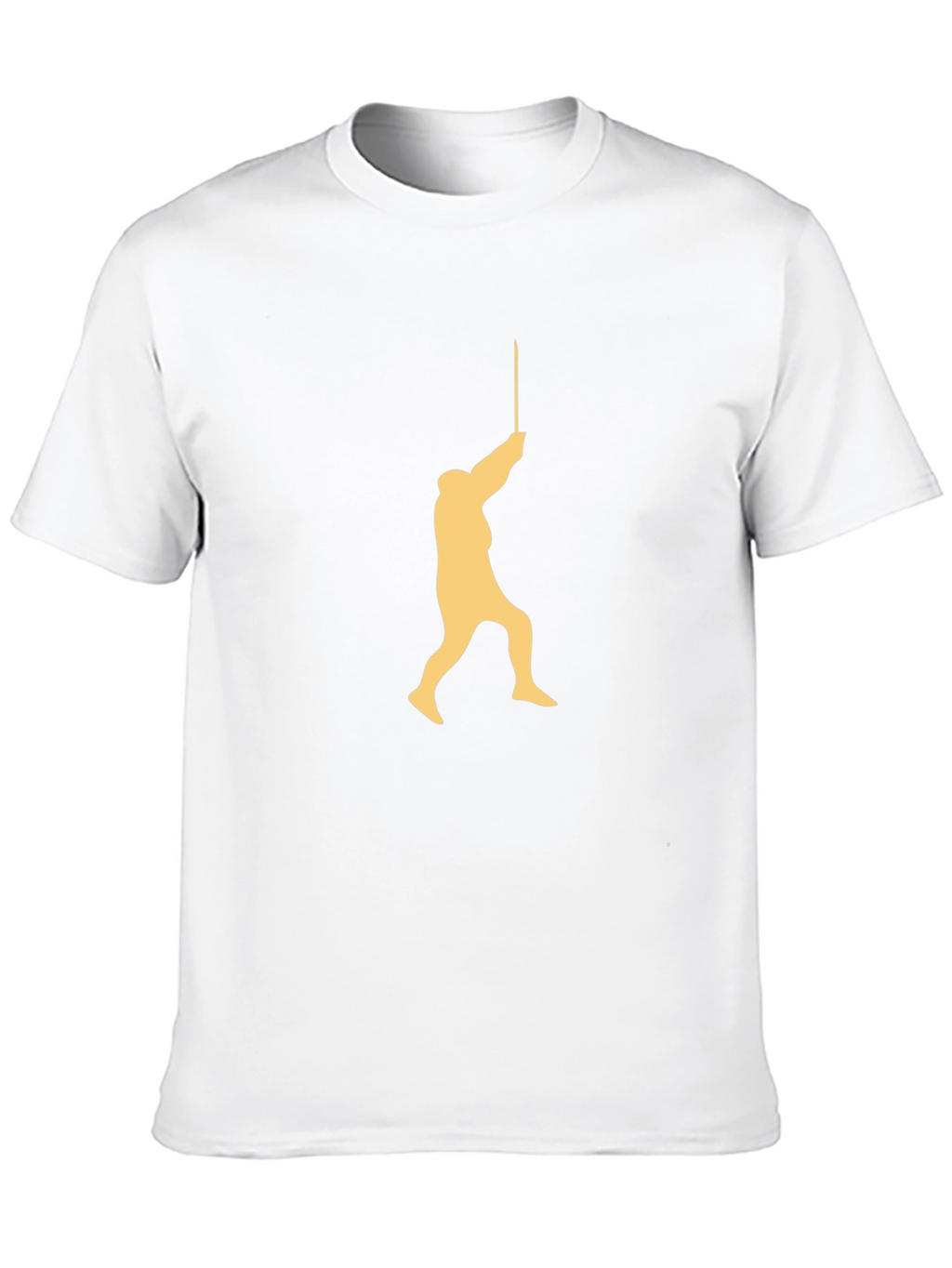 Fencing Silhouette Graphic Tee - Black
