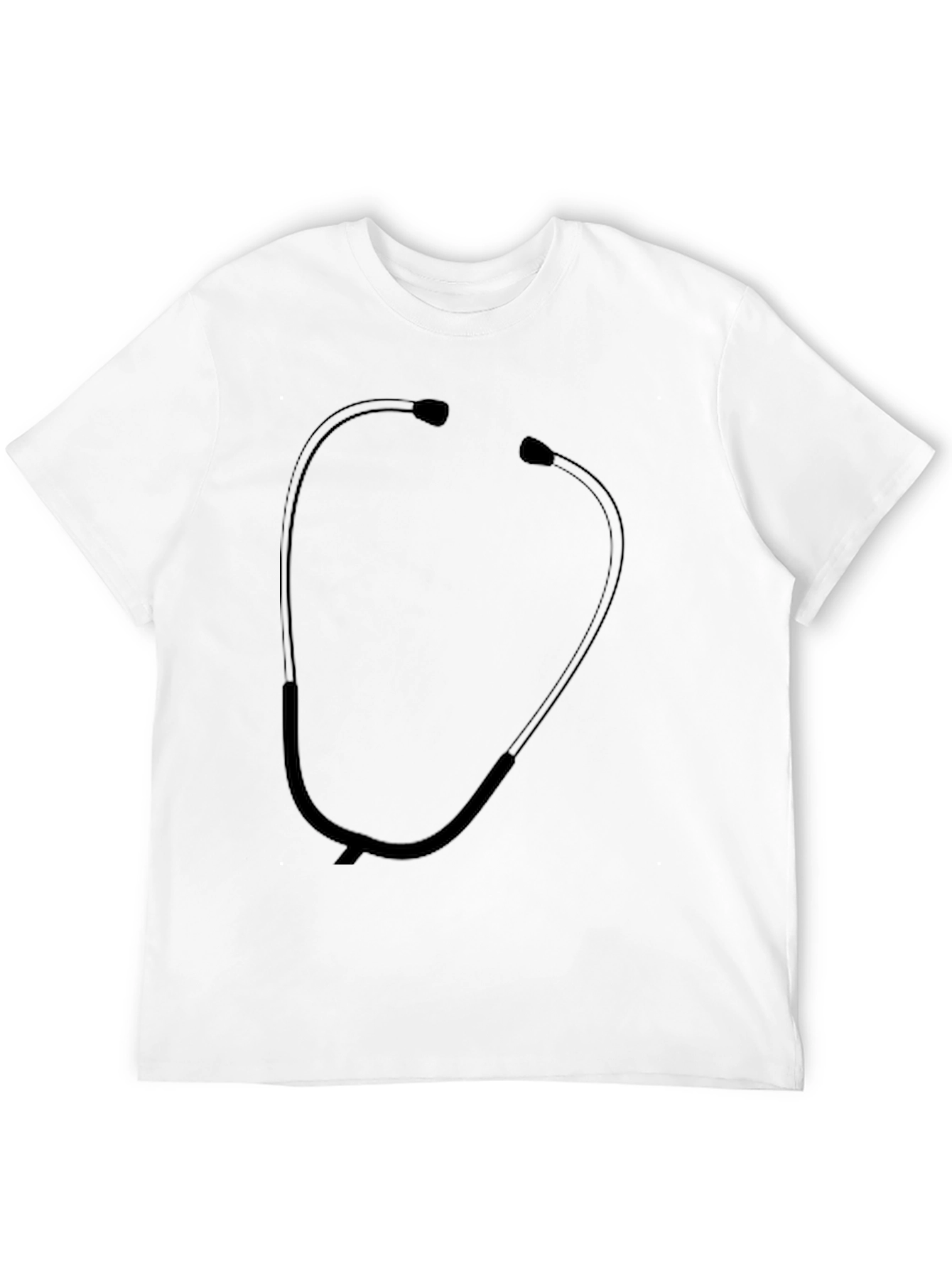 Stethoscope Graphic Black T-Shirt