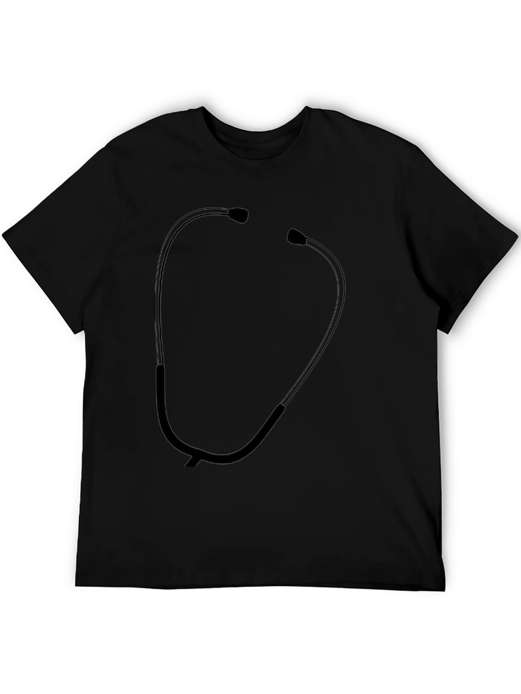 Stethoscope Graphic Black T-Shirt