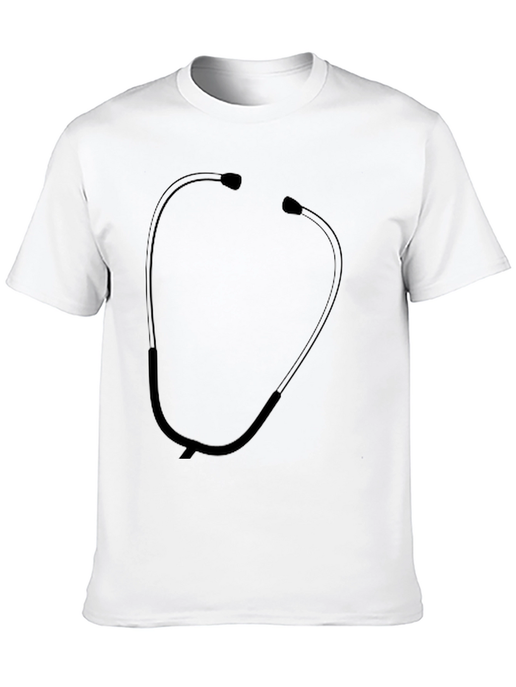 Stethoscope Graphic Black T-Shirt