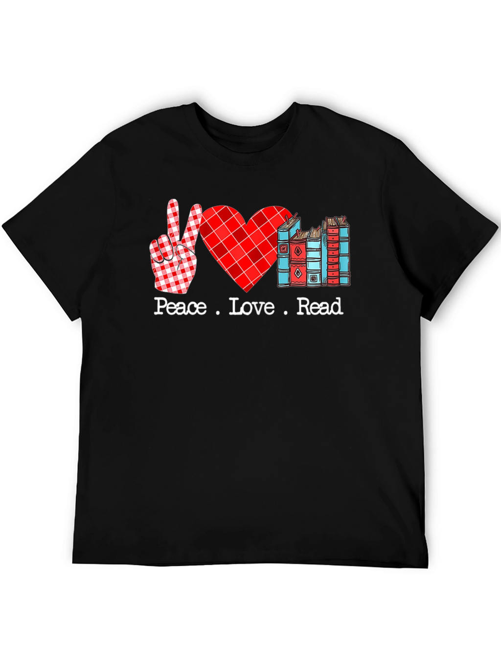 Peace Love Read Graphic Tee