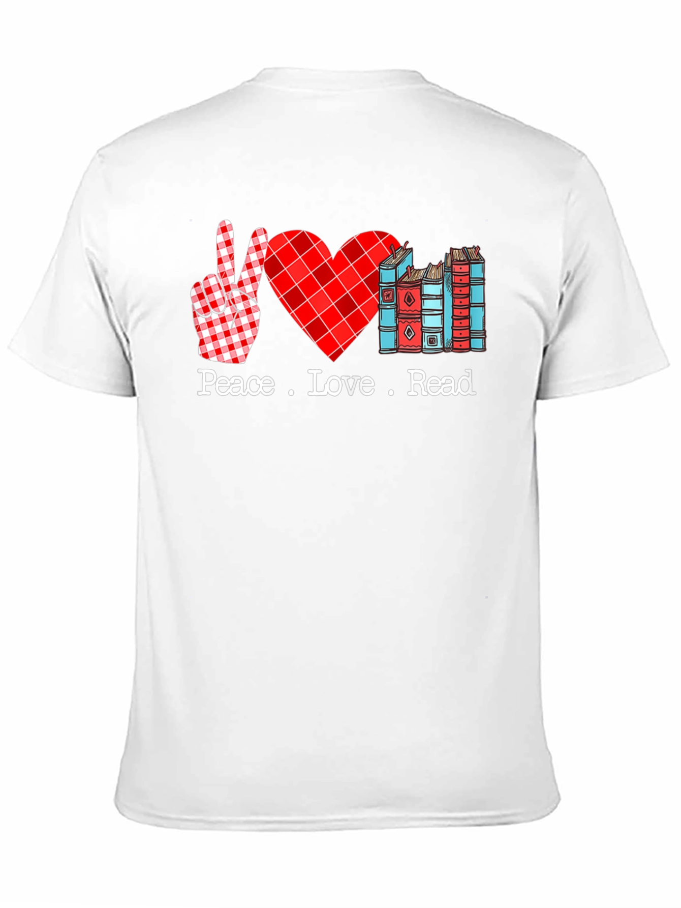 Peace Love Read Graphic Tee
