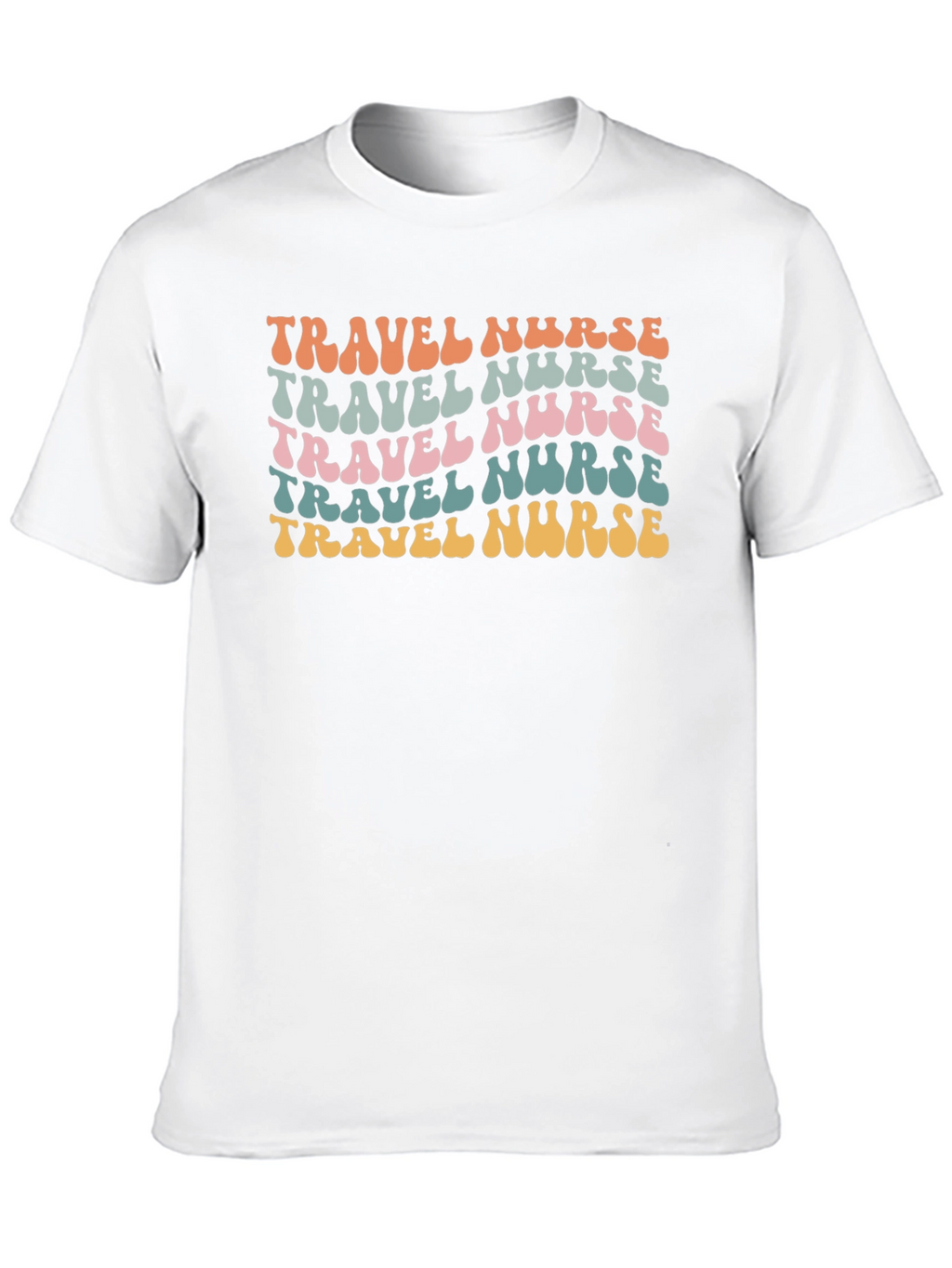 Retro Travel Nurse Graphic Tee