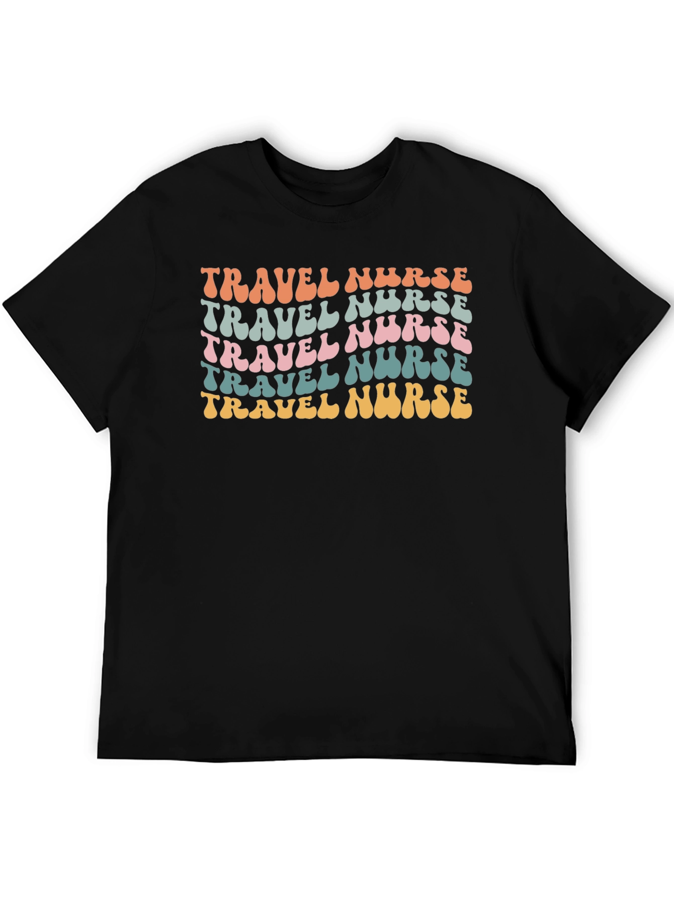 Retro Travel Nurse Graphic Tee