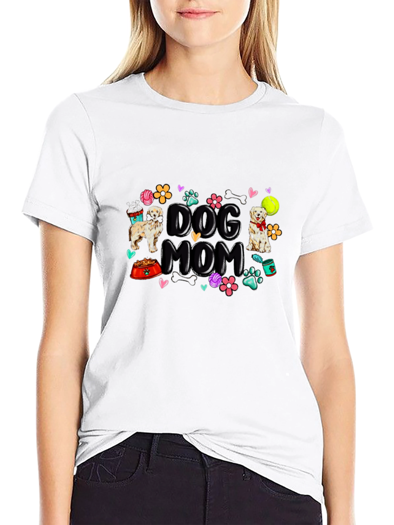 Dog Mom T-Shirt Dalmatian Lover Tee
