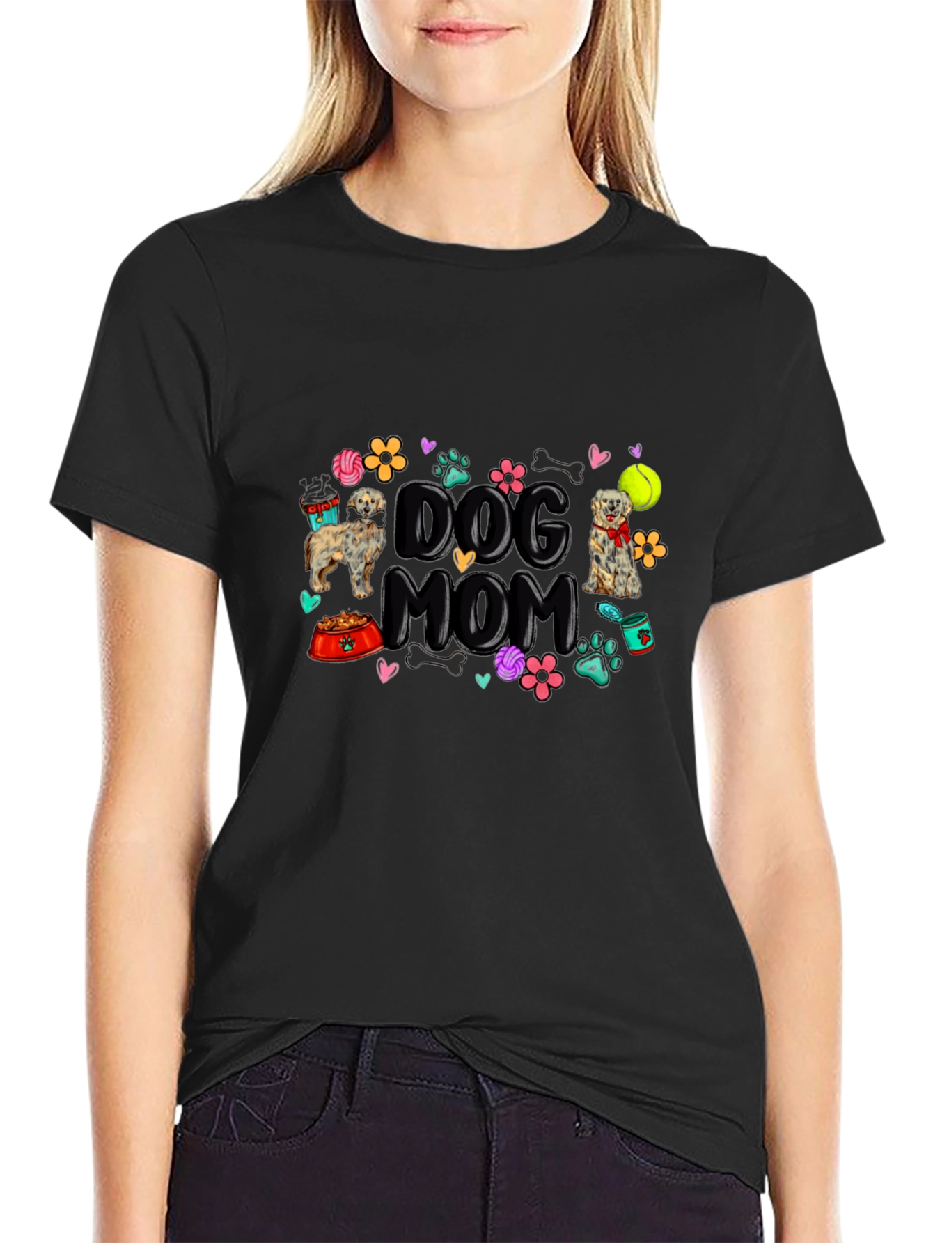 Dog Mom T-Shirt Dalmatian Lover Tee
